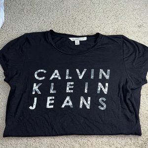 Calvin Klein Jeans, Small Black Tee